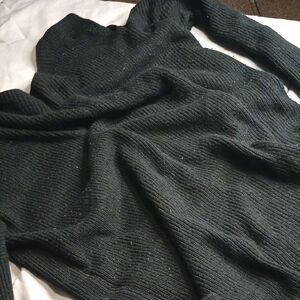 Express Black Ribbed Knit Sweater